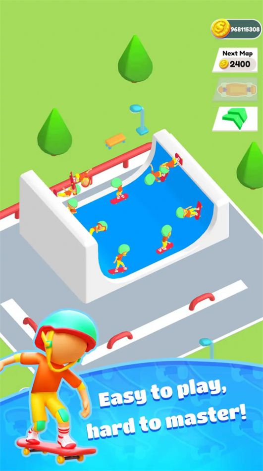 休闲滑板公园截图0