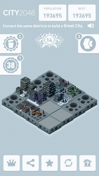 梦幻大都市2048红包版截图0