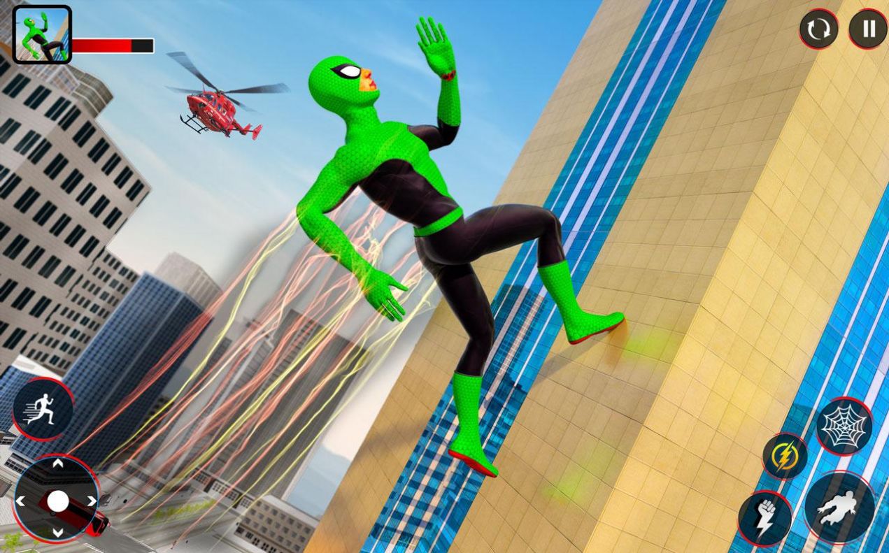 飞行机器人英雄救援游戏官方版(Flying Robot Hero Rescue Games) 截图3