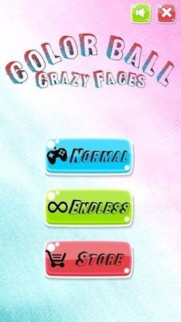 Color Ball: Crazy Faces(彩球疯狂面孔)截图0