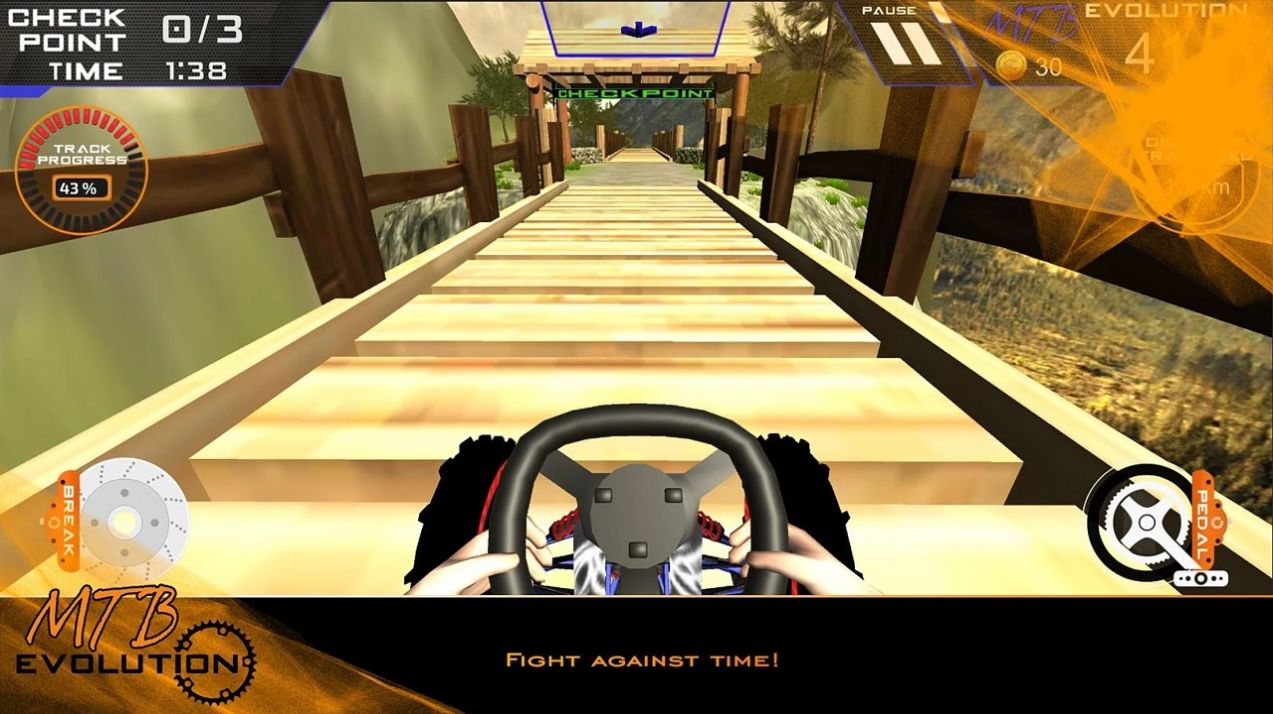 山地车竞速游戏中文安卓版  v4.4.4