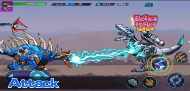 恐龙机器人对战僵尸  v2.22