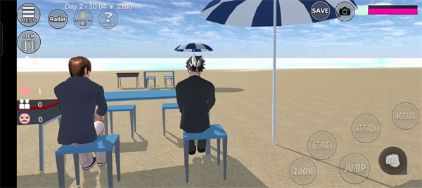 樱花校园模拟器2022内置功能菜单