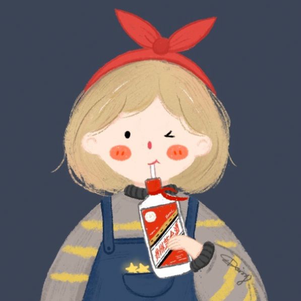 小女孩用吸管喝茅台的图片表情包截图0