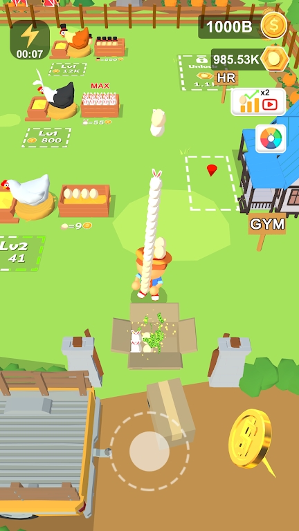 鸡蛋农场大亨游戏官方版（Egg Farm Tycoon） 截图0