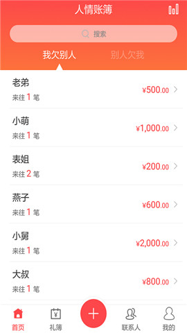 人情账簿