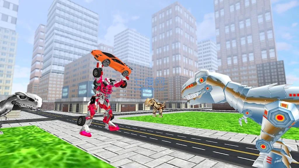 机器人恐龙战斗Dinosaur RobotTransform