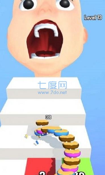 弹跳楼梯游戏截图1