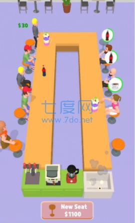 放置吧台主管游戏
