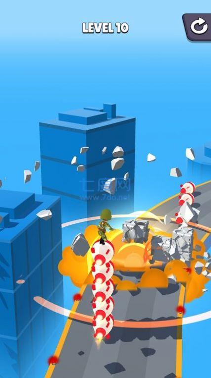 火箭跑酷3D游戏