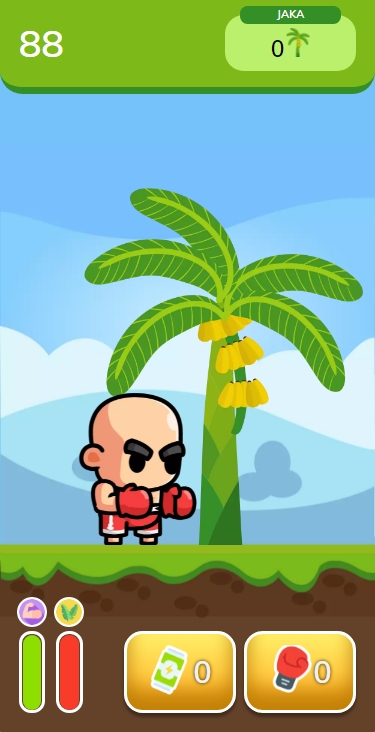 拳击手吃香蕉