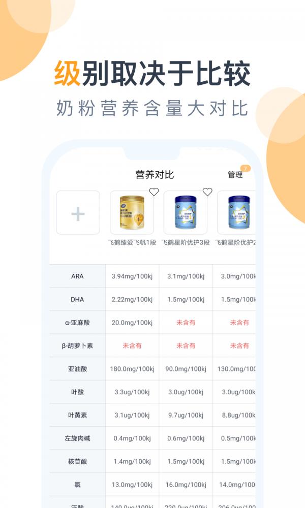 奶粉研究院 版本：v1.0.1