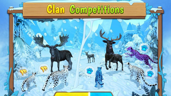 雪豹家族模拟器官方版(Snow Leopard Family Sim)截图3