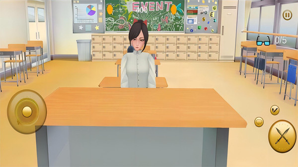 高中女生换装