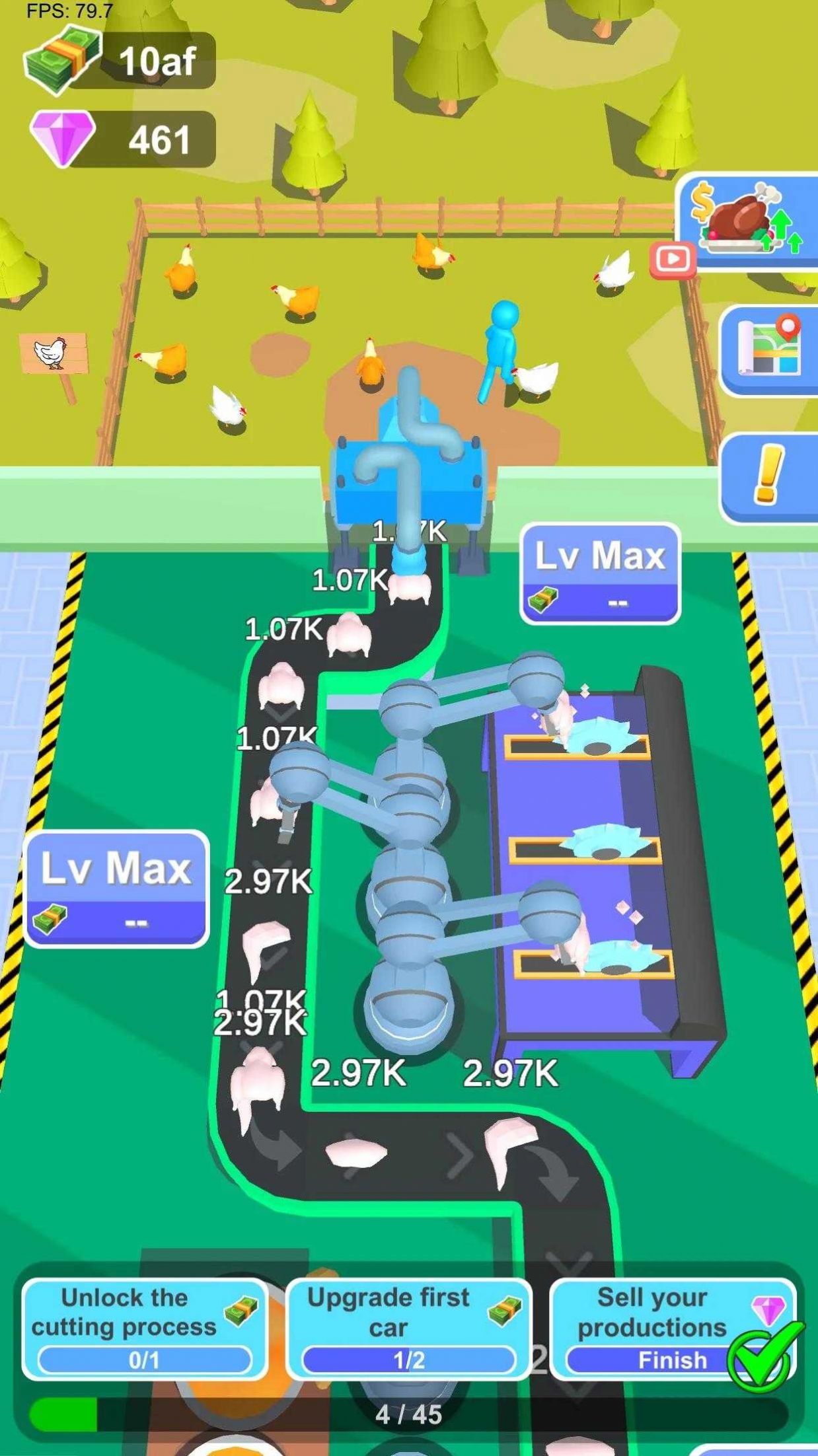 闲置鸡肉加工厂  v0.0.1