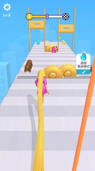 长发女孩酷跑截图2