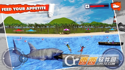 愤怒的鲨鱼模拟3D v1.6 安卓版
