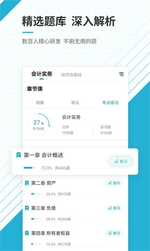 初级会计职称准题库APP官方版截图1