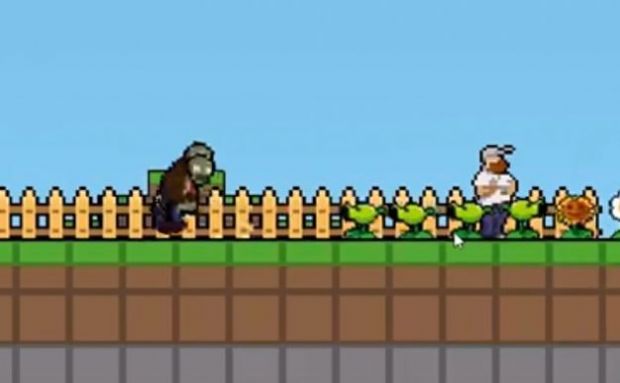 横版植物大战僵尸像素版下载手机版 截图1