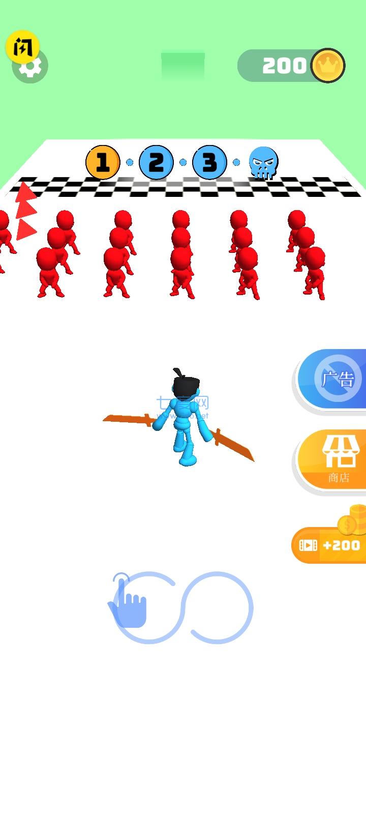 火柴人一刀切游戏截图2