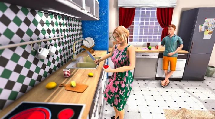 幸福的婚礼家庭梦想3D游戏安卓中文版（Virtual Wedding Happy Family）图片1