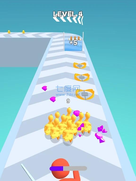 鸭子赛跑3D游戏