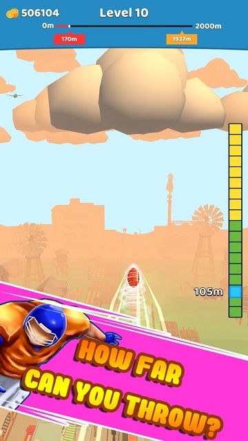 Quarterback: Football Throw 3D(四分卫橄榄球投掷3D)截图1