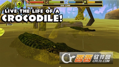 愤怒的鳄鱼模拟3D游戏 v2.1 安卓版