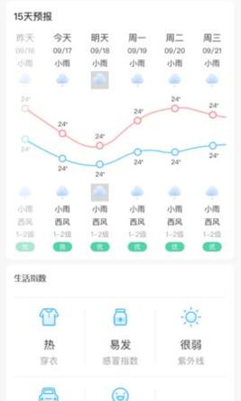 天气预报查询截图2
