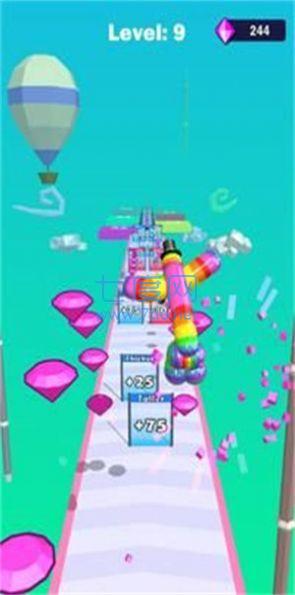 高个子人跑步比赛3D截图0