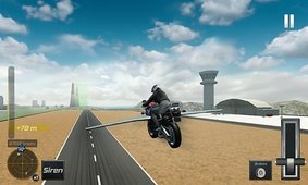 Flying Police Bike Simulator(警方飞行模拟器自行车)