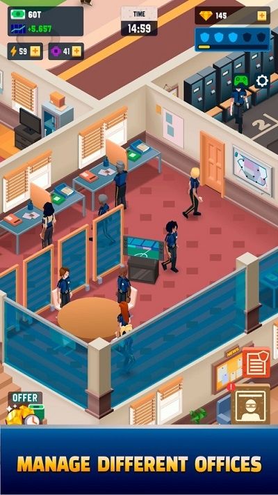 闲散的警察大亨游戏官方版（Idle Police Tycoon）  v4.1.1