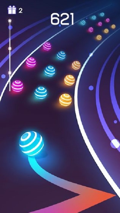 Dancing Road(美歌大路彩球跑)截图0