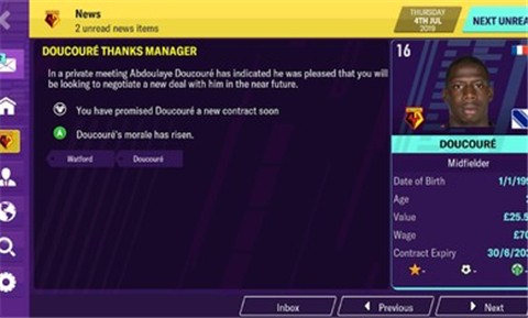 fm足球经理2020  v0.5.0