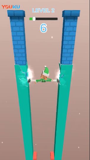抖音上小人用腿撑住墙Fracture Jump手机游戏最新版 截图1