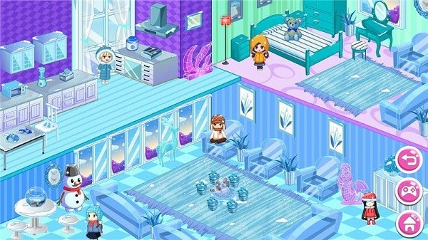 设计冰雪公主娃娃屋截图0