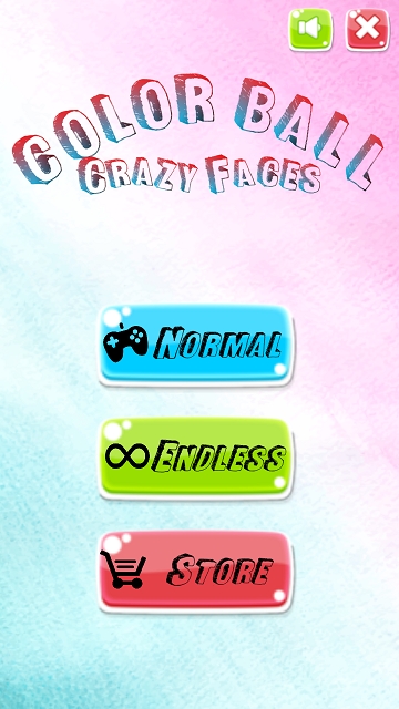 Color Ball Crazy Faces截图0