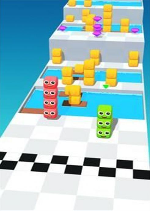 立方体跳跃竞赛游戏安卓版下载（Cube Jumper Infinite）图片1