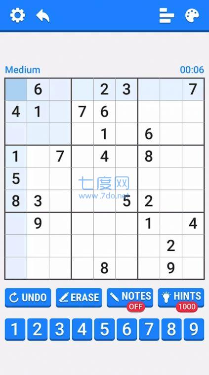 数独经典益智游戏