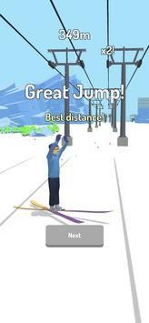滑雪跳跃3D截图0