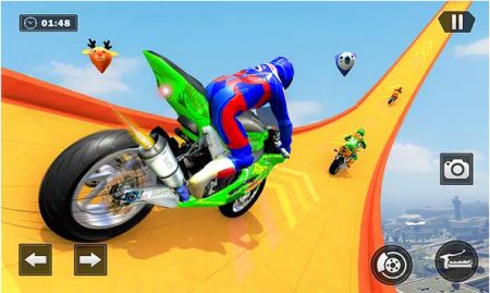 越野车比赛巨型坡道(Dirt Bike Race Mega Ramp)