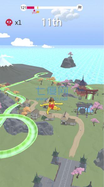 游乐园3d水上比赛游戏