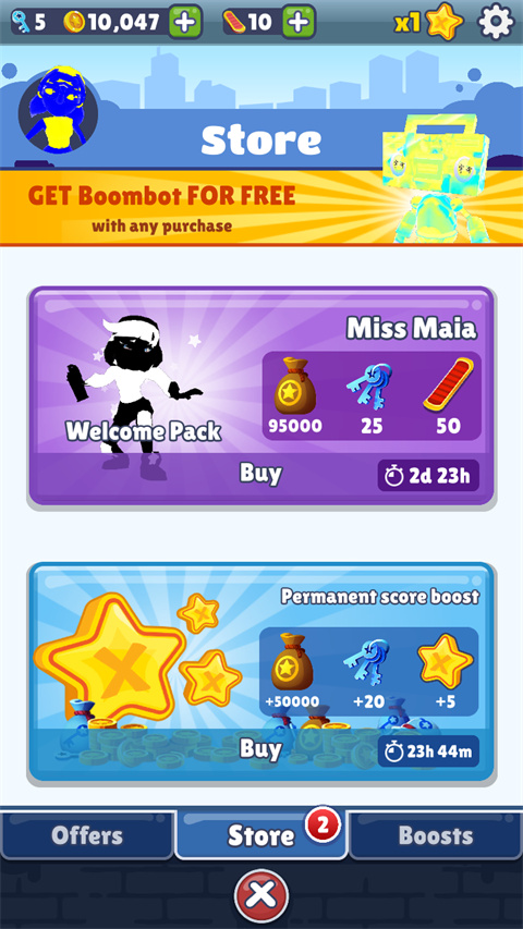 地铁跑酷eurfex版本(Subway Surf Eurfex)截图3
