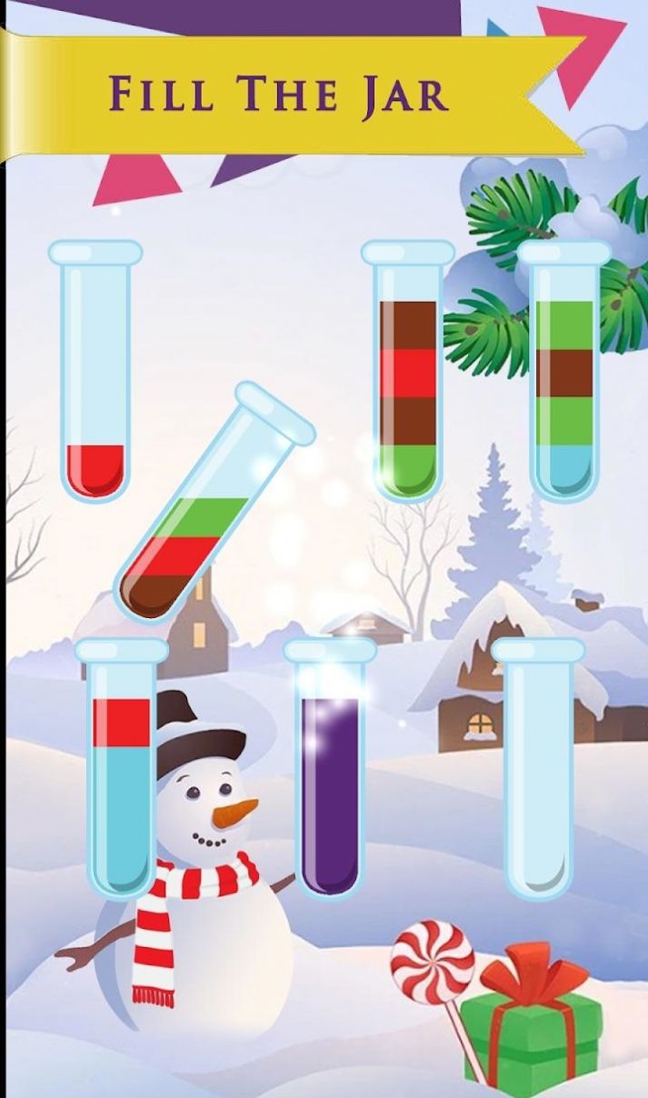 水分类冷冻游戏安卓最新版（Water Sort Frozen） 截图2