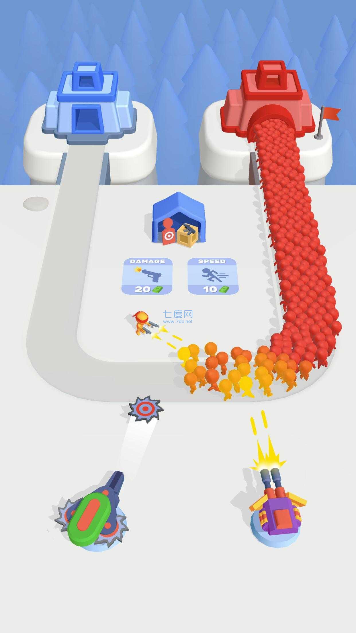 塔防空闲冲刺游戏
