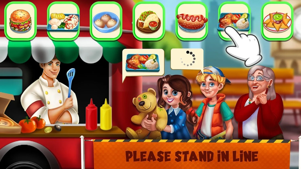 食品卡车帝国游戏中文版（Food Truck Empire Cooking Game）图片1