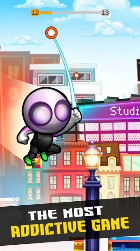 超级棒男英雄游戏中文版下载（SuperStickmanHero）图片1