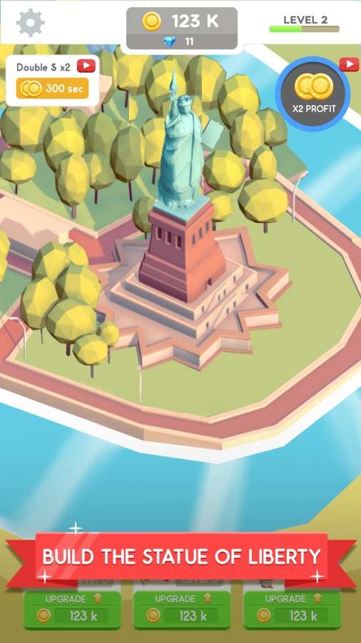 IdleLandmark Tycoon(放置地标大亨)截图2