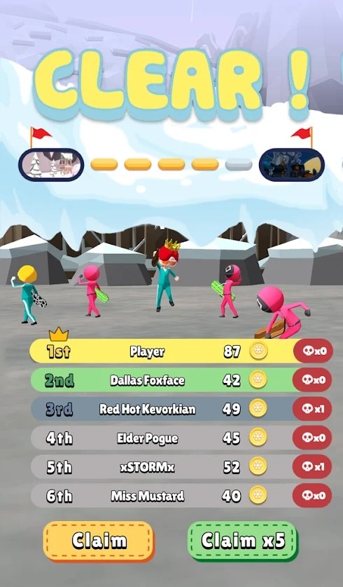 冰雪竞赛游戏官方安卓版（Snow Racing）图片1