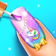 沙龙修指甲时尚女孩